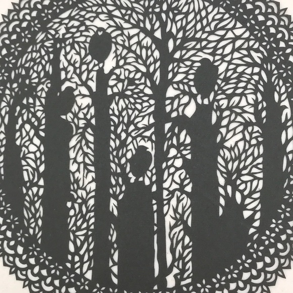 💖 Handmade PaperCut Silhouette Scherenschn… - Picture 2 of 7